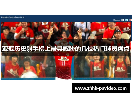 亚冠历史射手榜上最具威胁的几位热门球员盘点